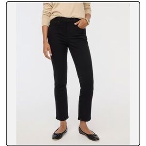 J. Crew Women's Straight Leg Black Jeans